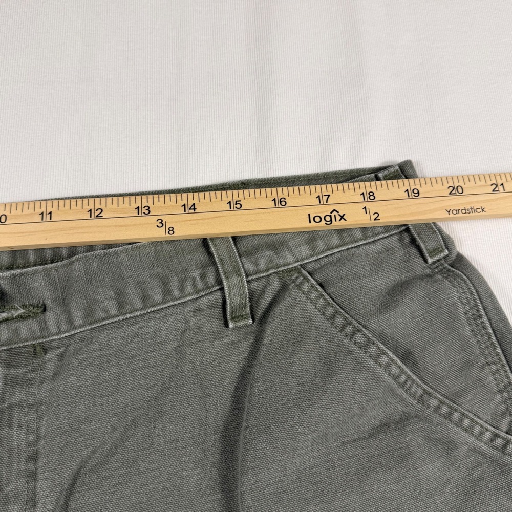 Carhartt Mens Grey Relaxed Fit Carpenter Pants 40x32 Work Utility Gorpcore - Picture 8 of 10